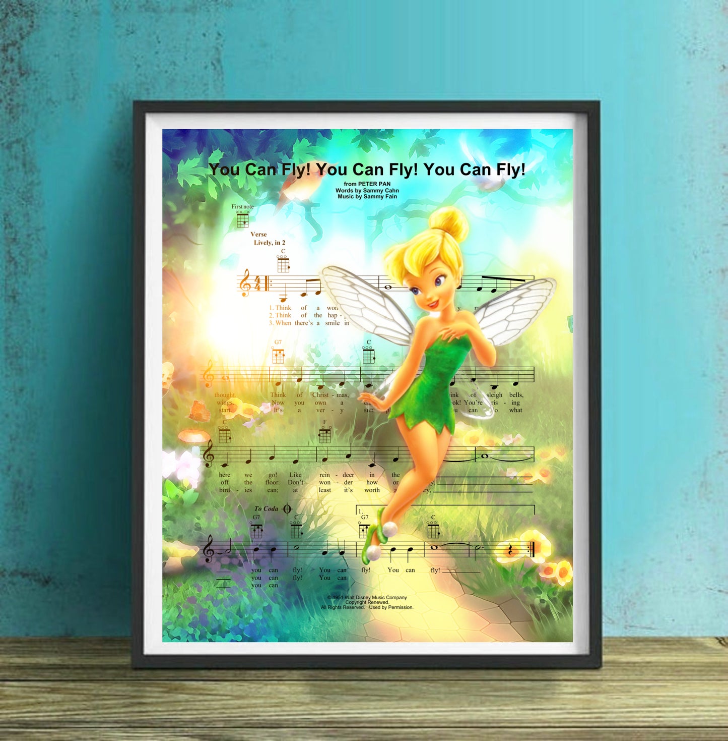 Tinkerbell Peter Pan Artwork