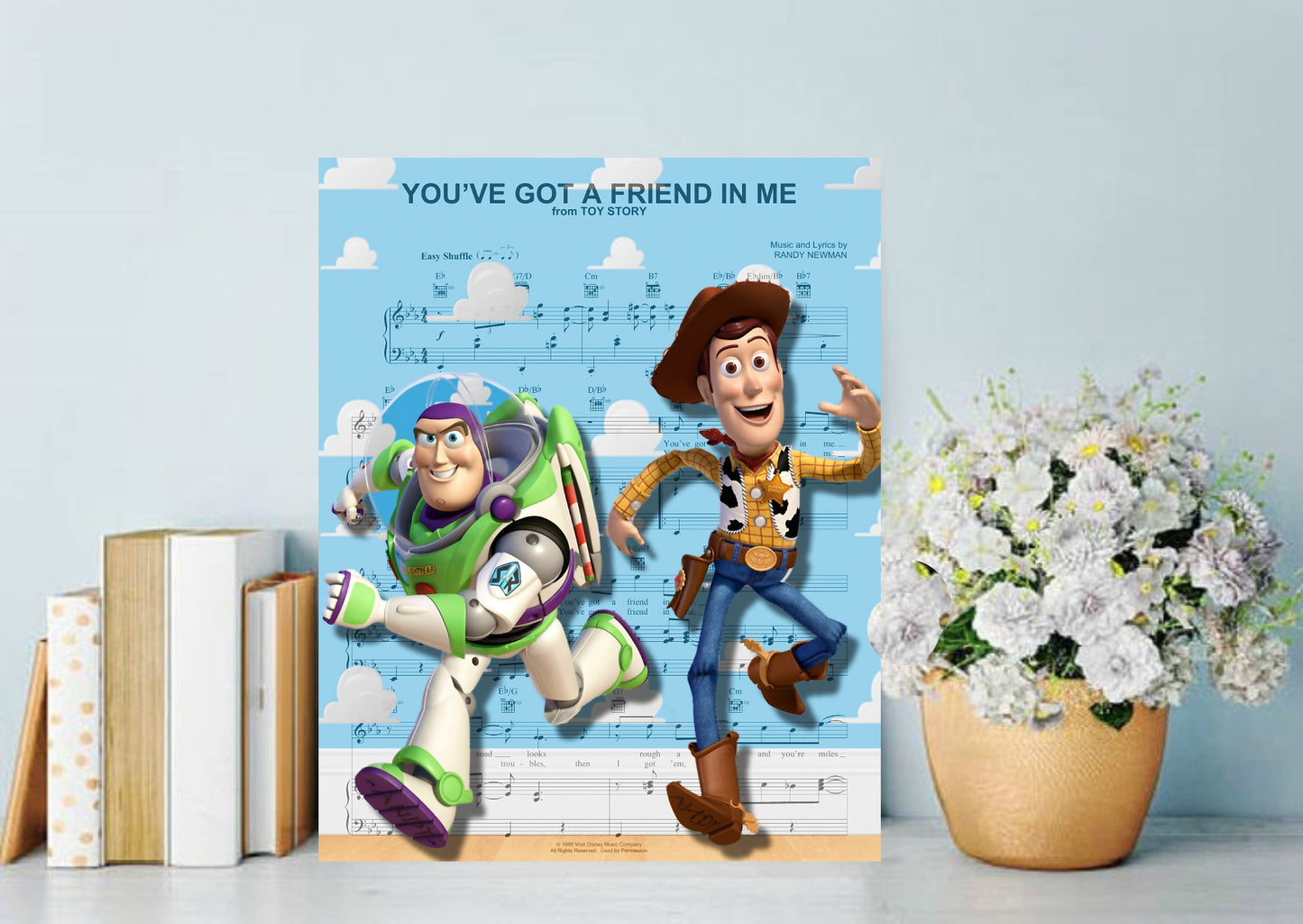 Toy Story You've Got a Friend In Me Sheet Music Artwork