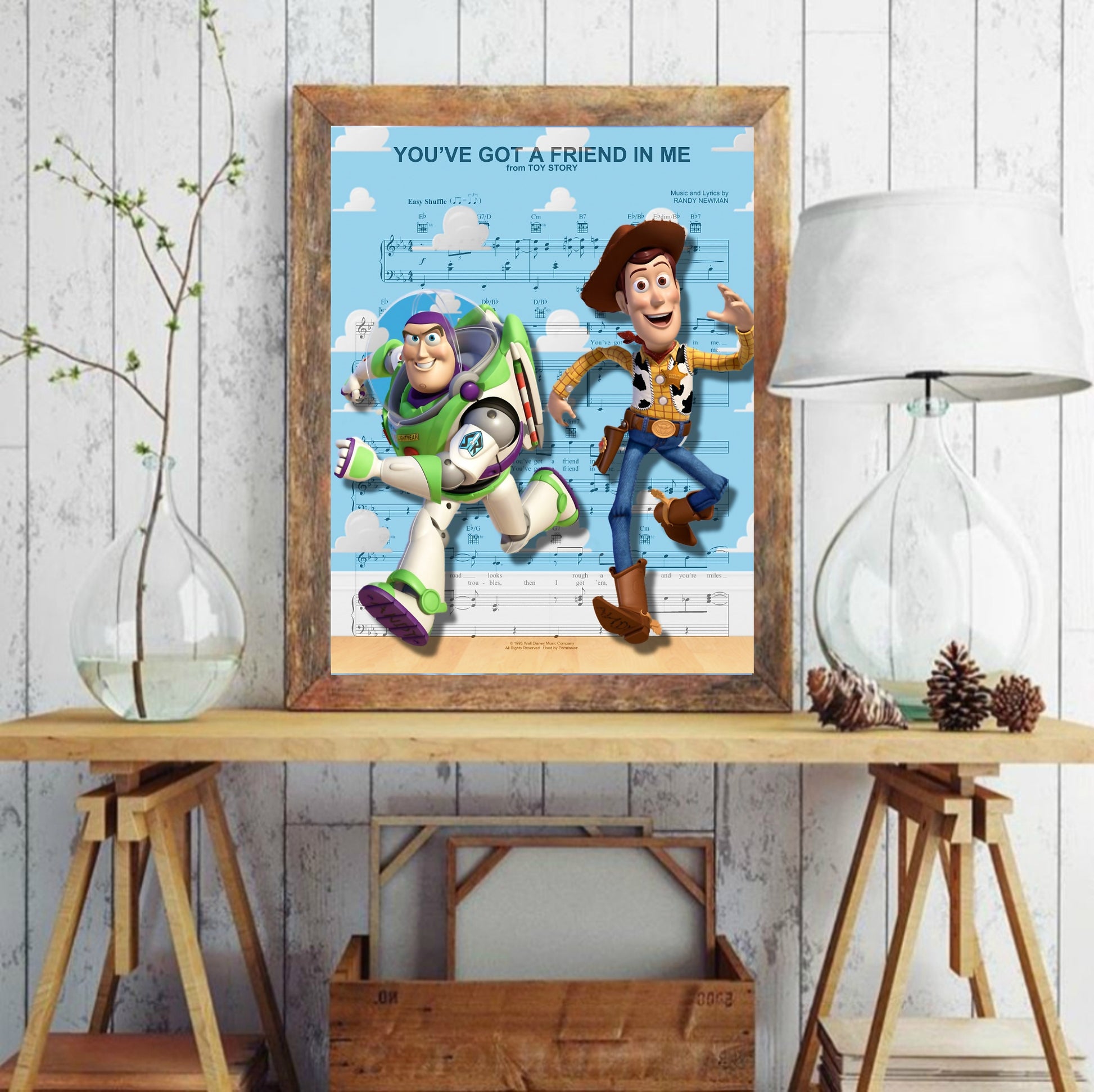 Toy Story Home Decor Wall Art