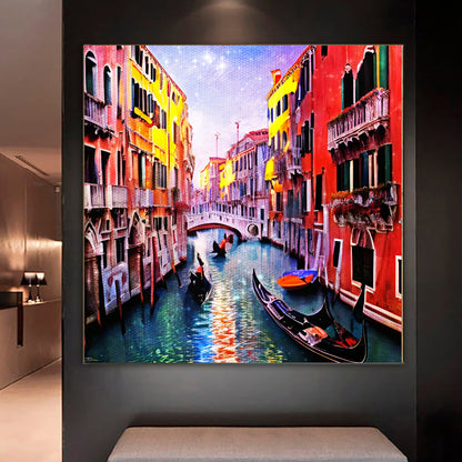 Venice large Watercolor wall art artwork 