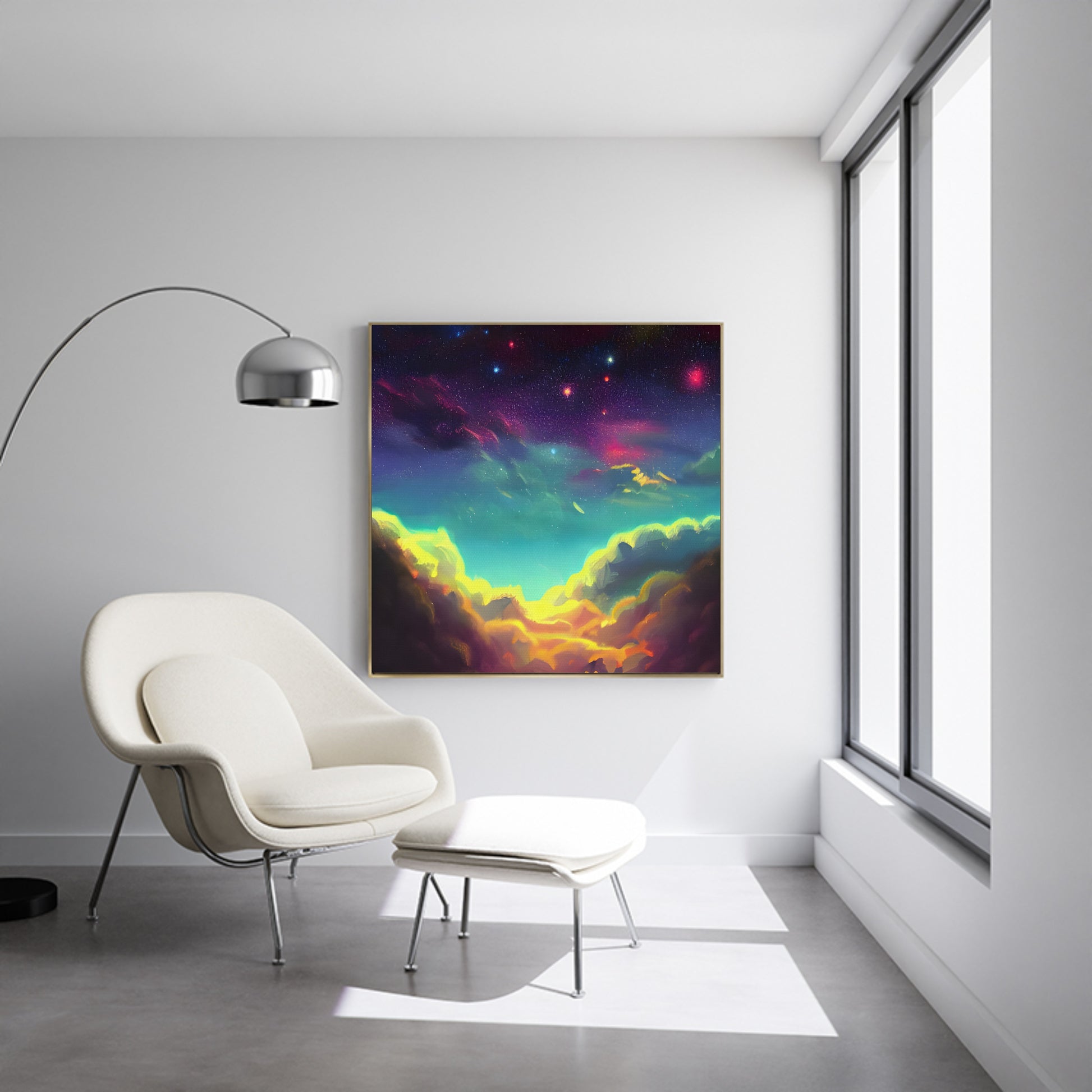 cosmic sky canvas art artwork for sale
