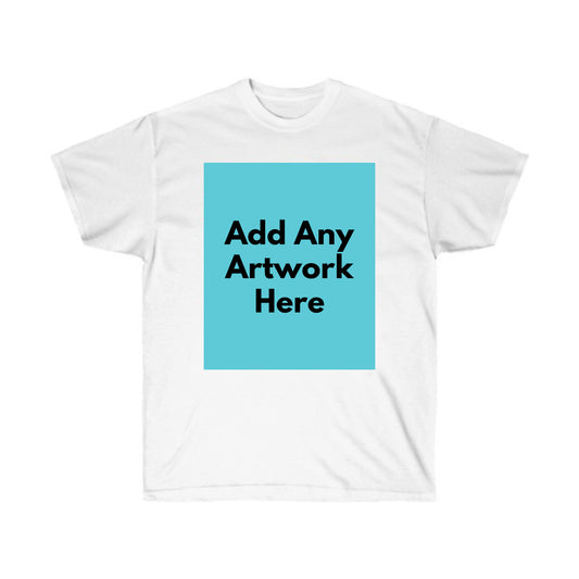 White Unisex T-Shirt - Customize w/ Any Art