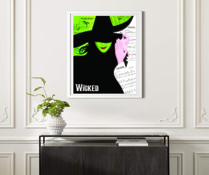 Wicked Multi-Song Sheet Music Wall Art  | Lisa Jaye Art Designs