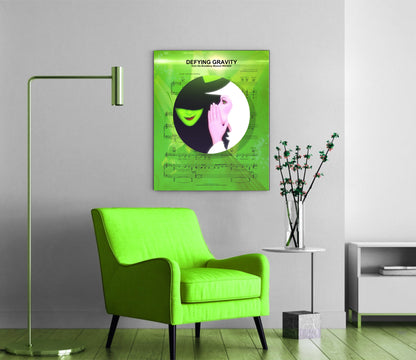 Wicked Defying Gravity Sheet Music Wall Art  poster