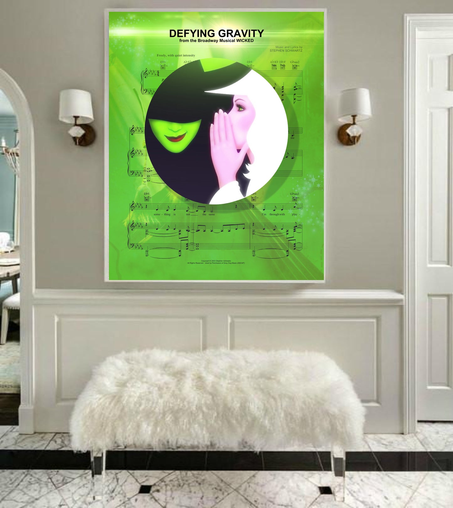 Wicked Defying poster print