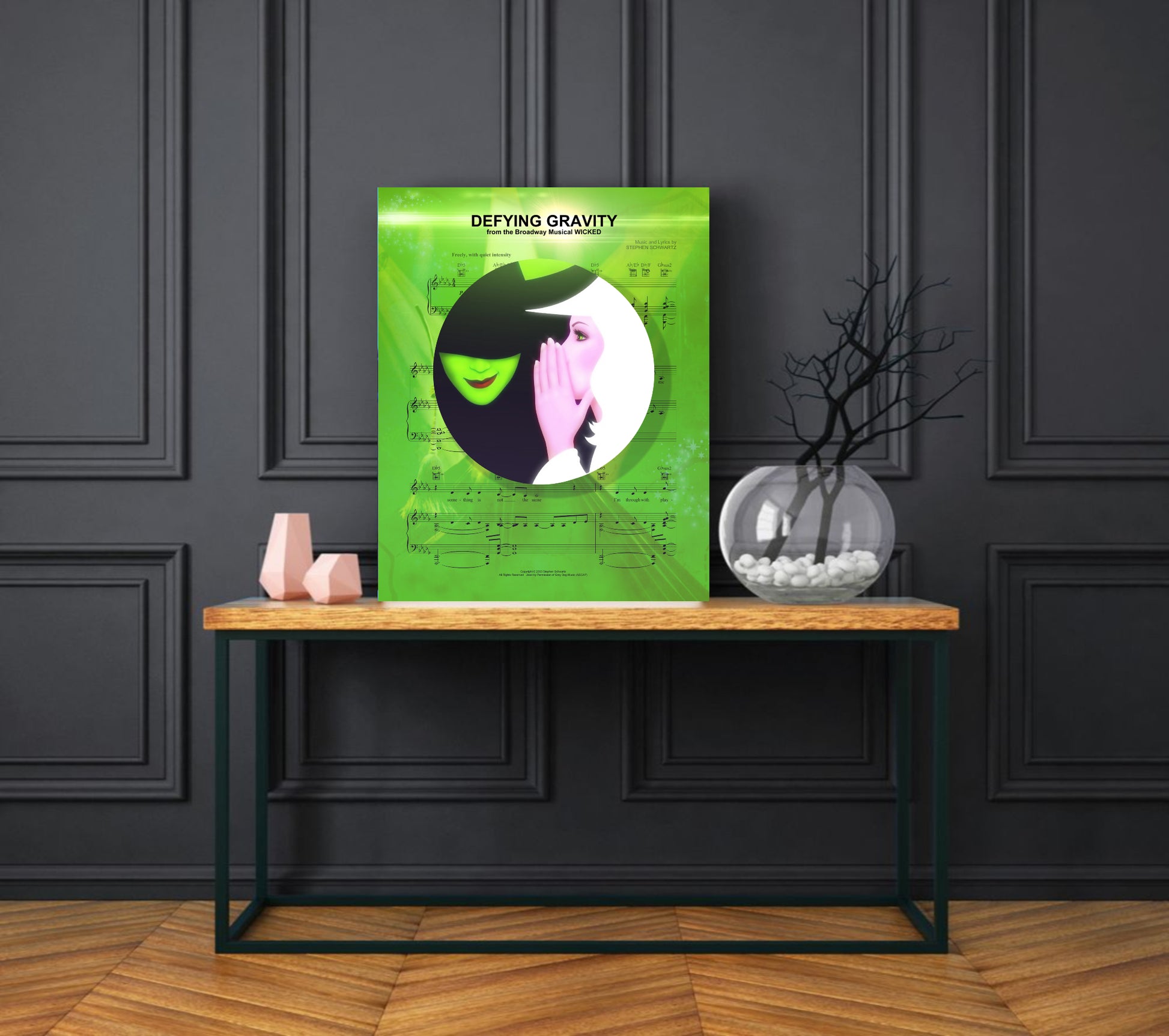 wicked witches wall art poster print