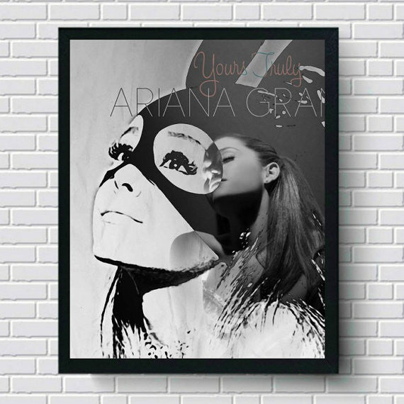 Ariana Grande Art Print, Wall Art, Poster, Artwork, Canvas