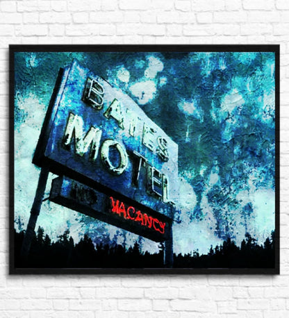 Bates Motel Psycho Wall Art, Poster, Painting