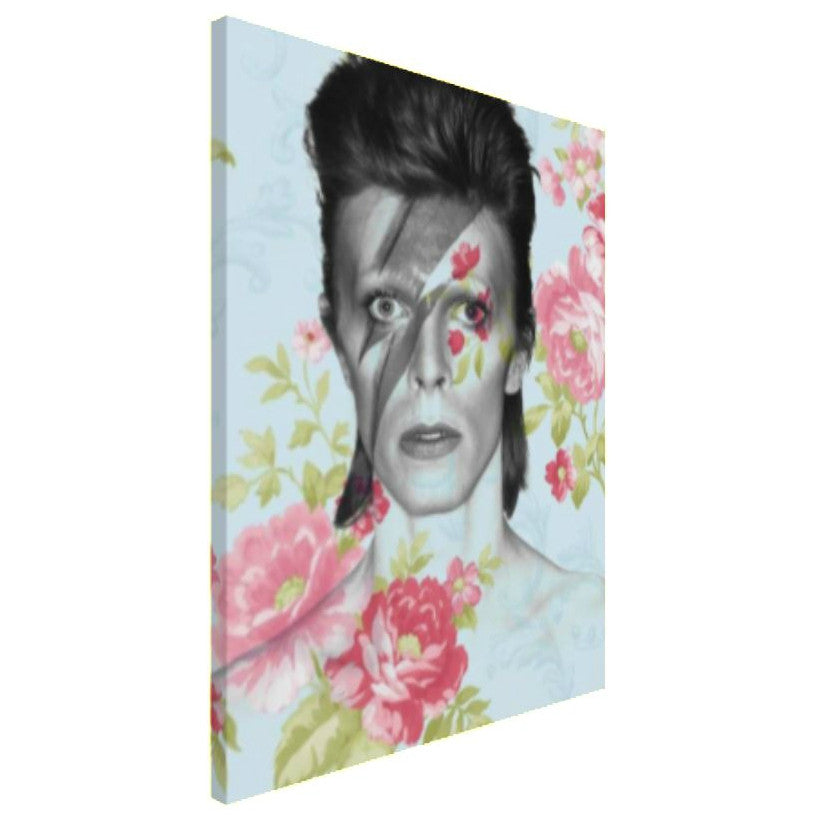 David Bowie Canvas Art by Lisa Jaye