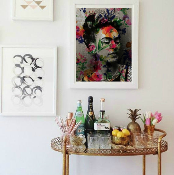 Frida Kahlo Art Print, Wall Art, Poster, Artwork, Canvas