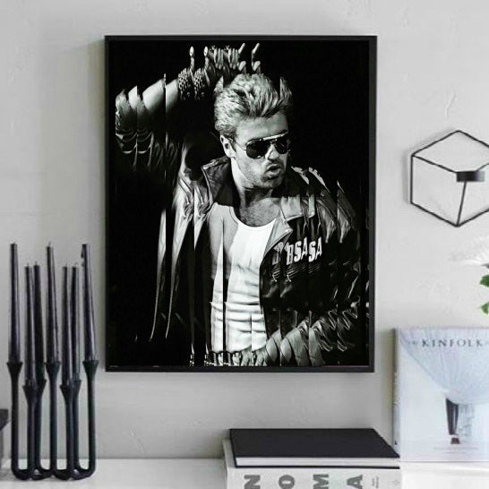 George Michael Wall Art, Poster, Canvas