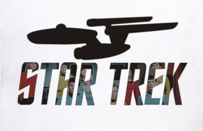 Star Trek Cast T-Shirt by Lisa Jaye