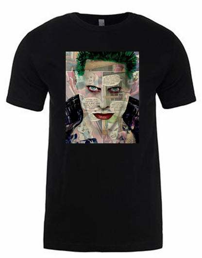 Jared Leto Joker T-Shirt by Lisa Jaye