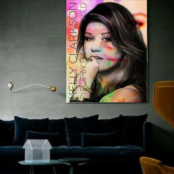 Kelly Clarkson Art Print, Wall Art, Poster, Artwork, Canvas