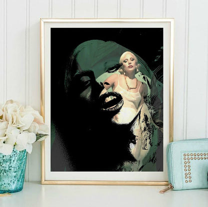 Lady Gaga American Horror Story Artwork, Art, Poster