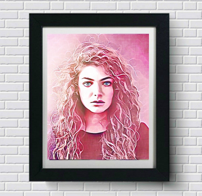 Lorde Wall Art Painting Poster Canvas Artwork