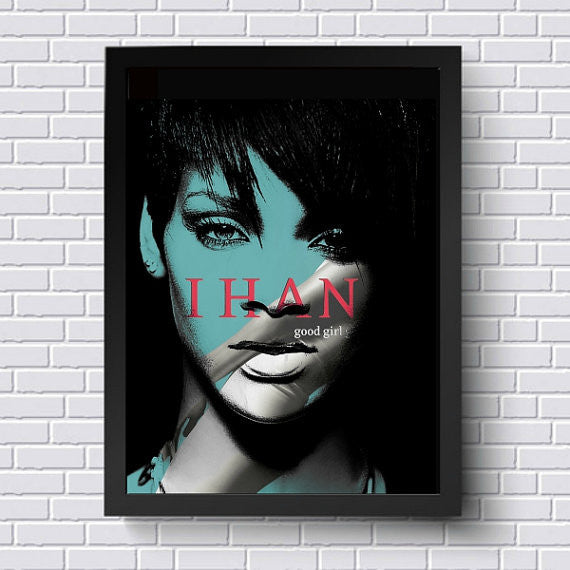 Rihanna Wall Art by Lisa Jaye