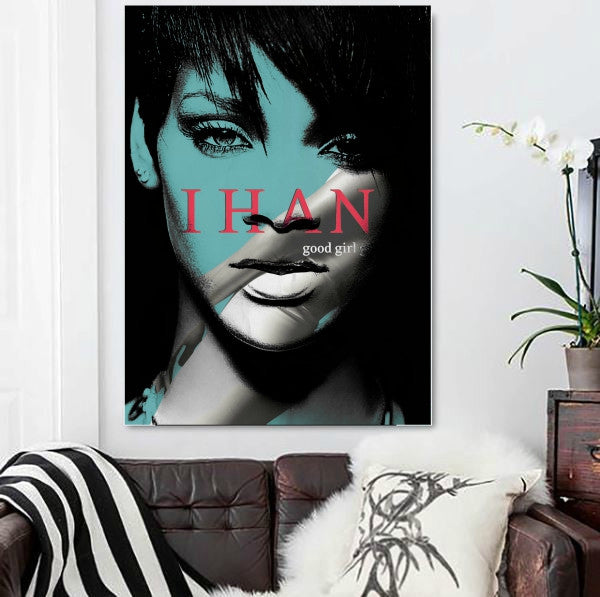 Rihanna Wall Art by Lisa Jaye
