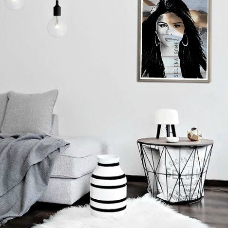 Selena Gomez Art Print, Wall Art, Poster, Artwork, C