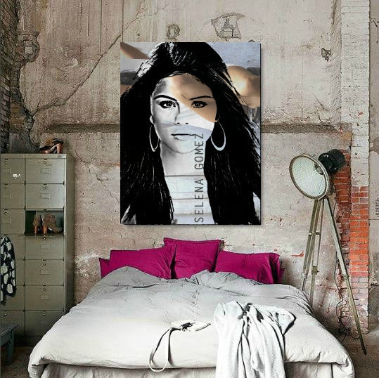 Selena Gomez Art Print, Wall Art, Poster, Artwork, C