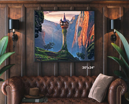 Tangled Tower Scene Fine Art  | Lisa Jaye Art Designs