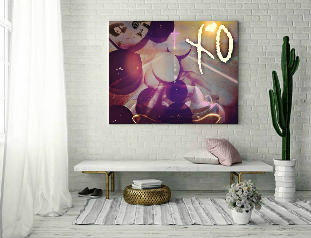 The Weeknd "XO" Wall Art  | Lisa Jaye Art Designs